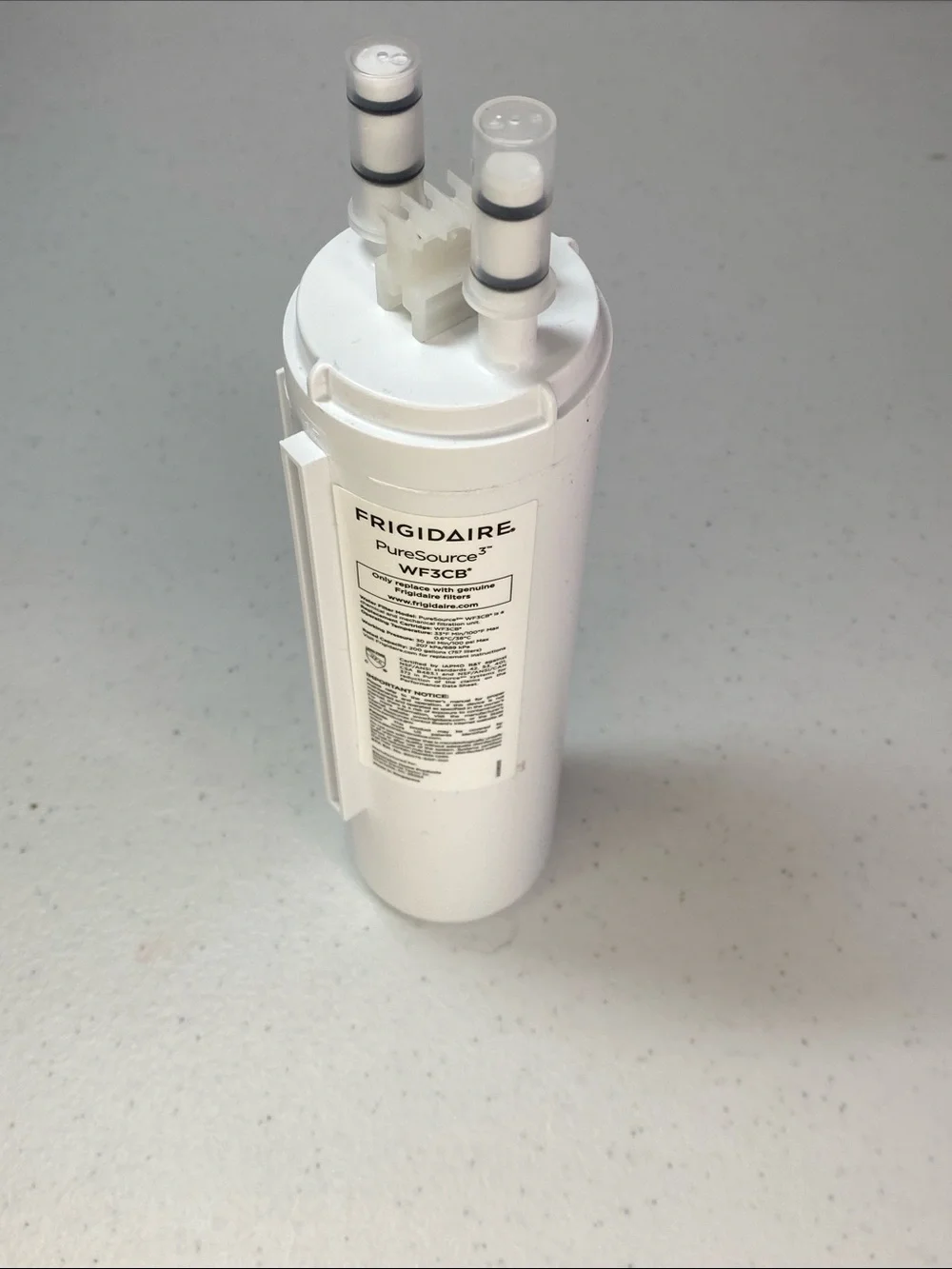 Frigidaire PureSource3 WF3CB Refrigerator Water & Ice Filter - White